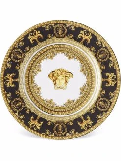 Versace assiette Baroque Nero (18 cm)