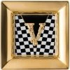 Versace plat Virtus à carreaux