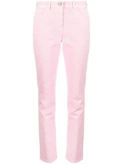 Versace jean slim à taille mi-haute