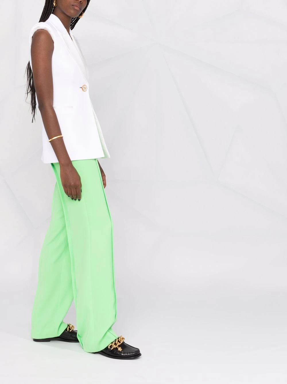 Meilleur Prix Garanti Versace Blazer à simple boutonnage blazers femme 8 Versace blazer à simple boutonnage