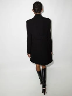 Versace excellente qualité Manteau croisé en laine manteaux croisés & cabans femme 9 Versace manteau croisé en laine