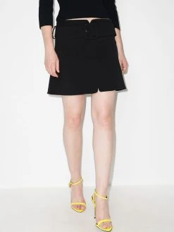 Versace minijupe à taille ceinturée