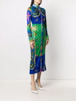 Versace robe à imprimé Trésor De La Mer