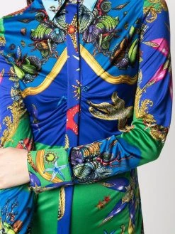 Versace robe à imprimé Trésor De La Mer