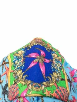 Versace masque à imprimé graphique