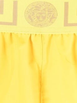 Versace short de bain à bordure Greca