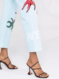 Versace pantalon de jogging à motif Trésor de la Mer