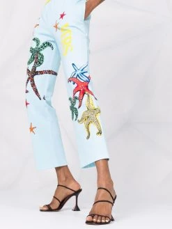 Versace pantalon de jogging à motif Trésor de la Mer