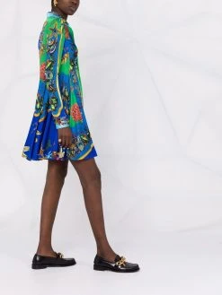 Versace robe-chemise à imprimé Trésor De La Mer