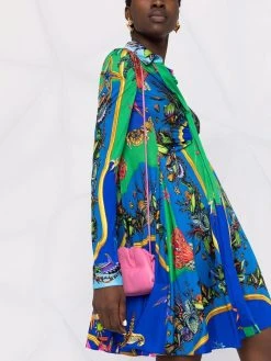 Versace robe-chemise à imprimé Trésor De La Mer