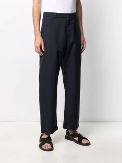 Versace pantalon ample en laine vierge