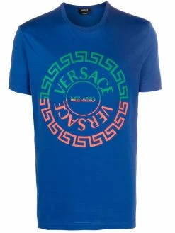 Versace t-shirt Greca à logo imprimé