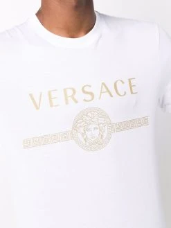 Versace t-shirt à logo imprimé