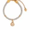 Versace bracelet à ornements en cristal
