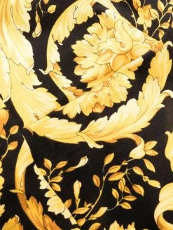 Versace caraco crop à imprimé baroque