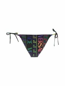 Versace bas de bikini à imprimé Greca