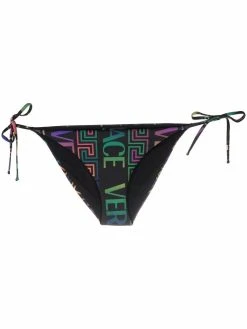 Versace bas de bikini à imprimé Greca