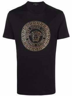 Versace t-shirt Medusa à ornements de cristal