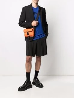 Versace t-shirt à logo brodé