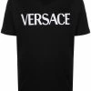 Versace t-shirt à logo brodé