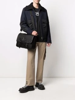 Versace t-shirt à logo brodé