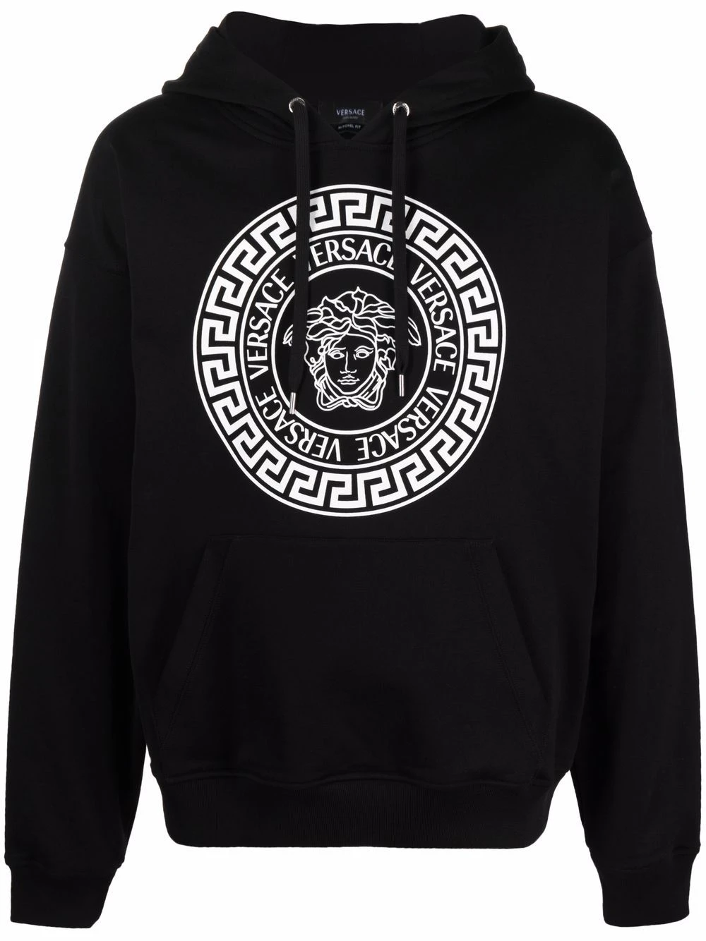 Vendre-Réclame Versace Hoodie Medusa ample à logo imprimé hoodies homme 3 Versace hoodie Medusa ample à logo imprimé