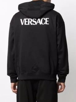 Vendre-Réclame Versace Hoodie Medusa ample à logo imprimé hoodies homme 10 Versace hoodie Medusa ample à logo imprimé