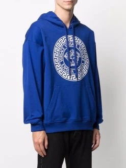 Versace hoodie Medusa à logo imprimé