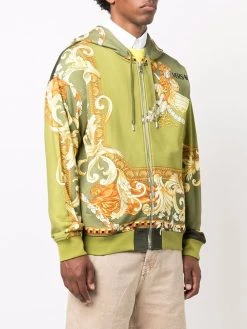 Versace hoodie zippé à imprimé Medusa Renaissance