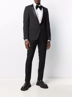 Versace veste de smoking à ornements de cristal