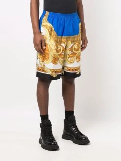 Bon Rapport Coût-Efficacité Versace Bermuda à motif baroque shorts de sport & shorts de running homme 9 Versace bermuda à motif baroque
