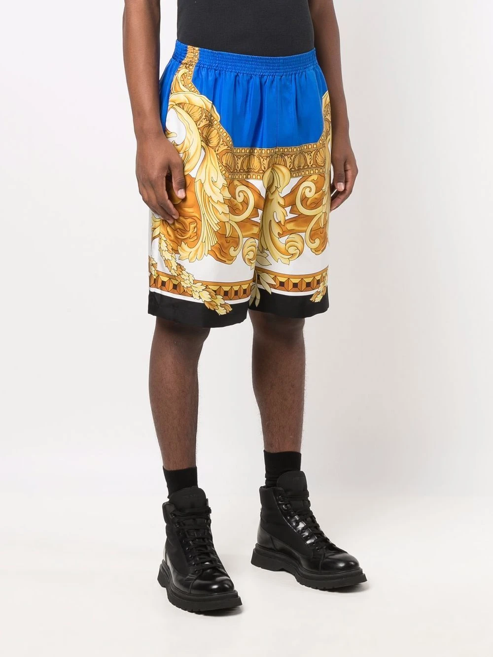 Bon Rapport Coût-Efficacité Versace Bermuda à motif baroque shorts de sport & shorts de running homme 5 Versace bermuda à motif baroque