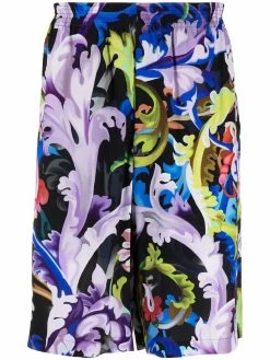 Versace short à imprimé Baroccoflage