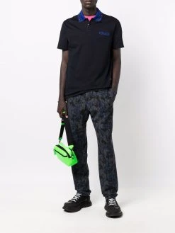 Versace pantalon droit à motif baroque