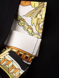 Versace robe courte à détails imprimés