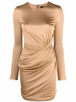 Versace robe en satin à design drapé