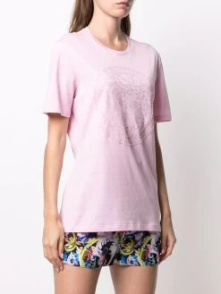 Versace t-shirt à logo Medusa orné de cristaux