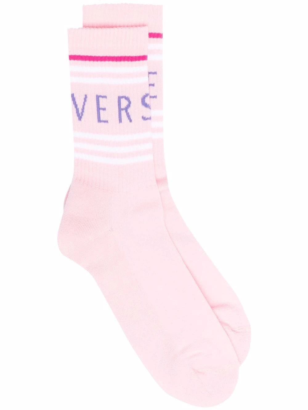 Versace Chaussettes à logo en intarsia Première Qualité femme 3 Versace chaussettes à logo en intarsia