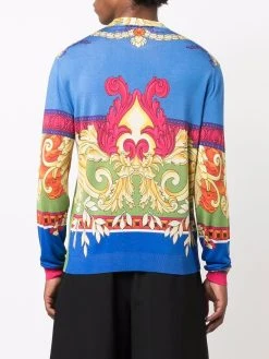 Versace pull en soie à imprimé Medusa Renaissance