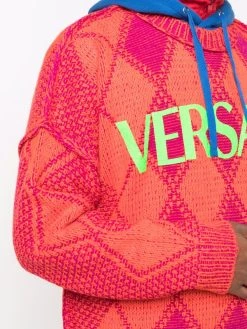 Versace pull à logo appliqué