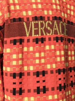 Versace pull à motif tartan