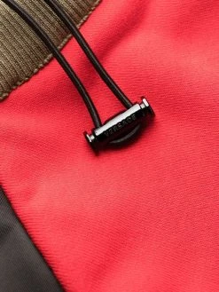 Versace robe-pull à empiècements contrastants