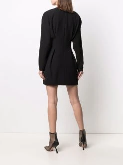 Versace robe courte à ornements en cristal