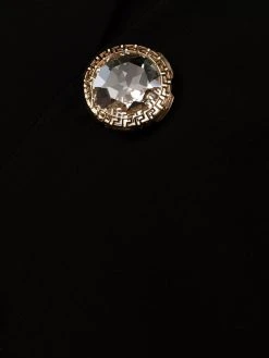 Versace robe courte à ornements en cristal