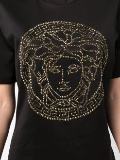 Versace t-shirt Medusa Head à ornements en cristal