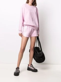 Versace sweat Medusa à ornements en cristal