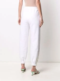 Versace pantalon de jogging à bandes Greca