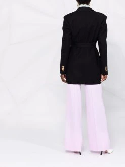 Qualité Supérieure Versace Manteau à boutonnière croisée manteaux croisés & cabans femme 15 Versace manteau à boutonnière croisée