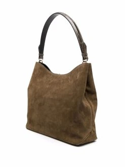 Versace sac porté épaule Virtus en daim