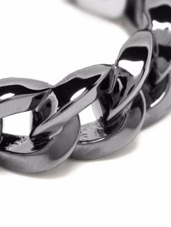 Versace bague à détail de chaine